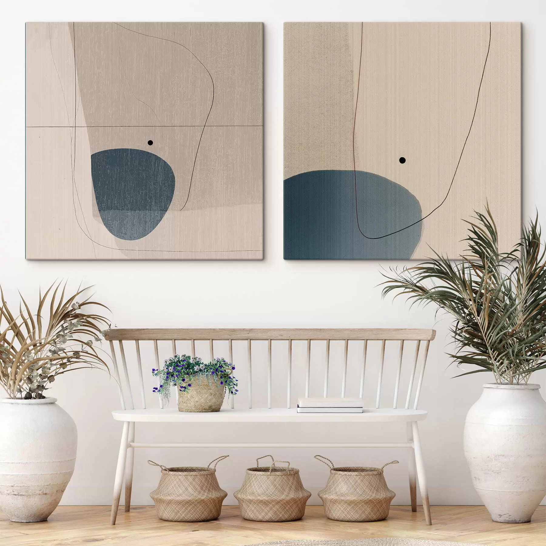 Obraz Minimalistický abstraktní obraz s liniemi Č. m30082