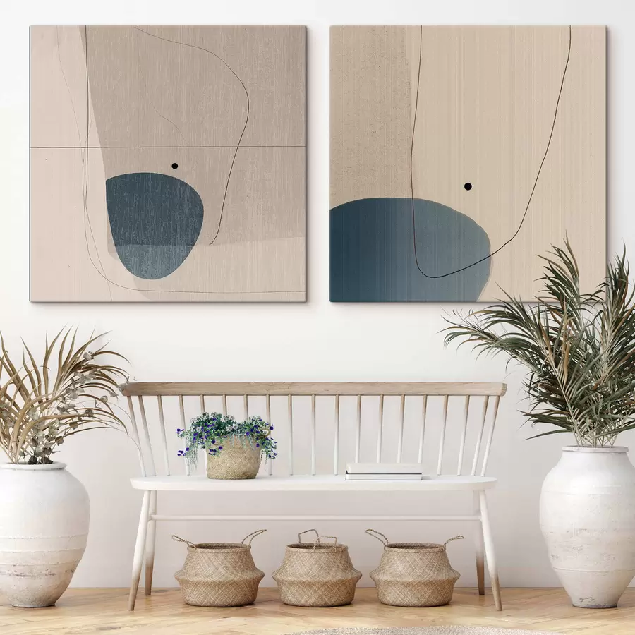 Obraz Minimalistický abstraktní obraz s liniemi Č. m30082