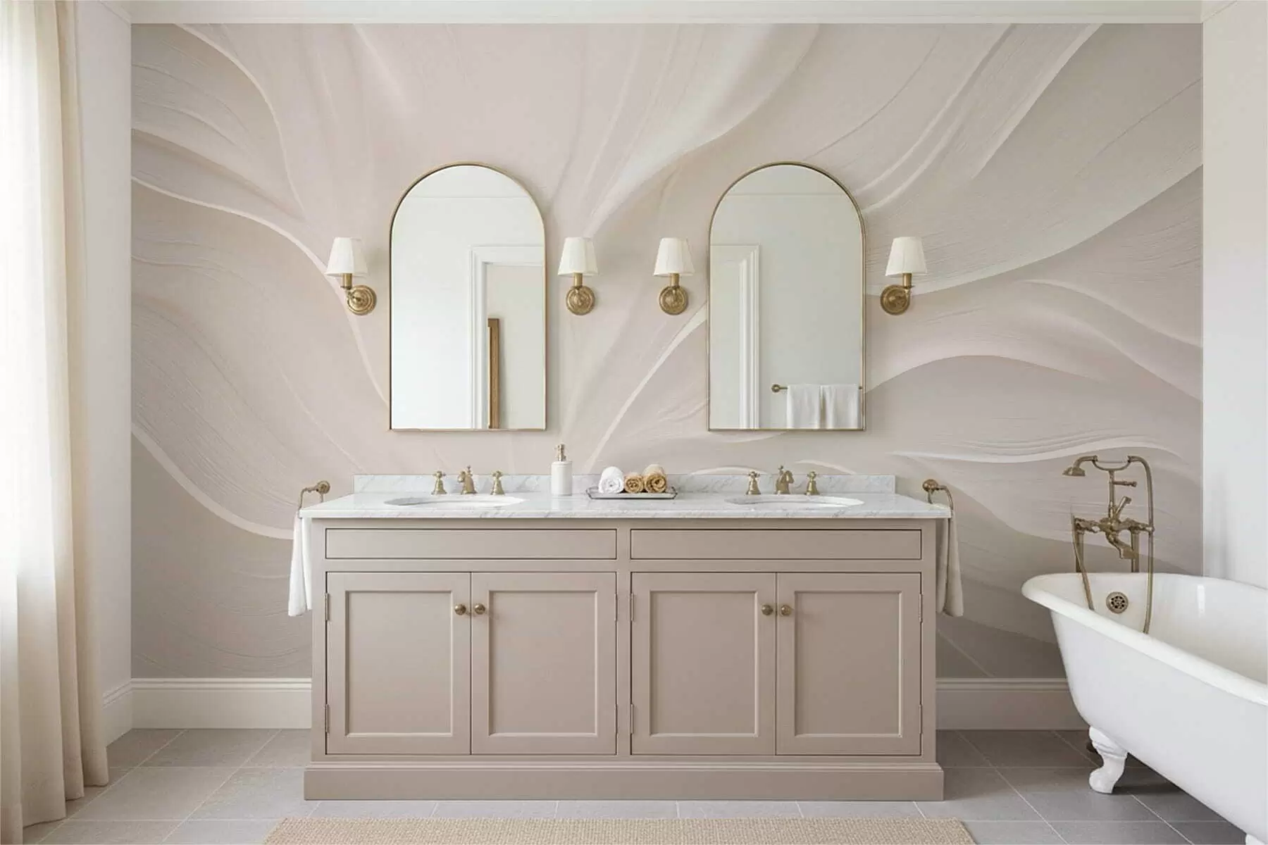 Fototapet Jemné průsvitné listy na větvi w05267