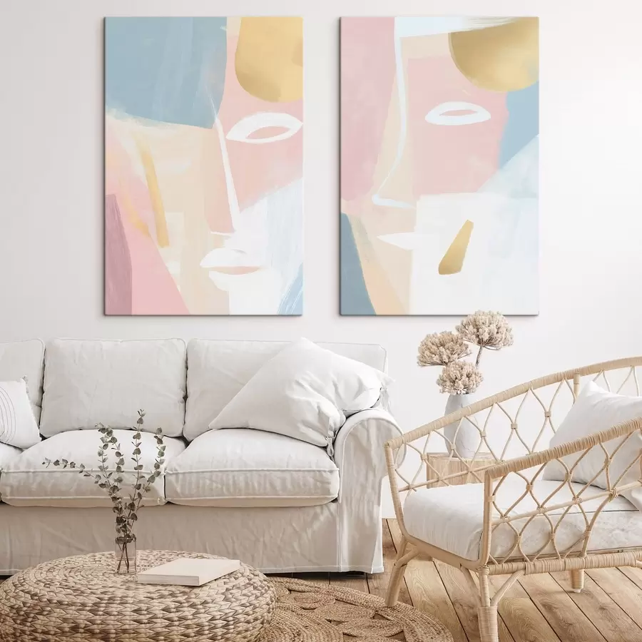 Obraz Abstraktní tváře Č. m30063