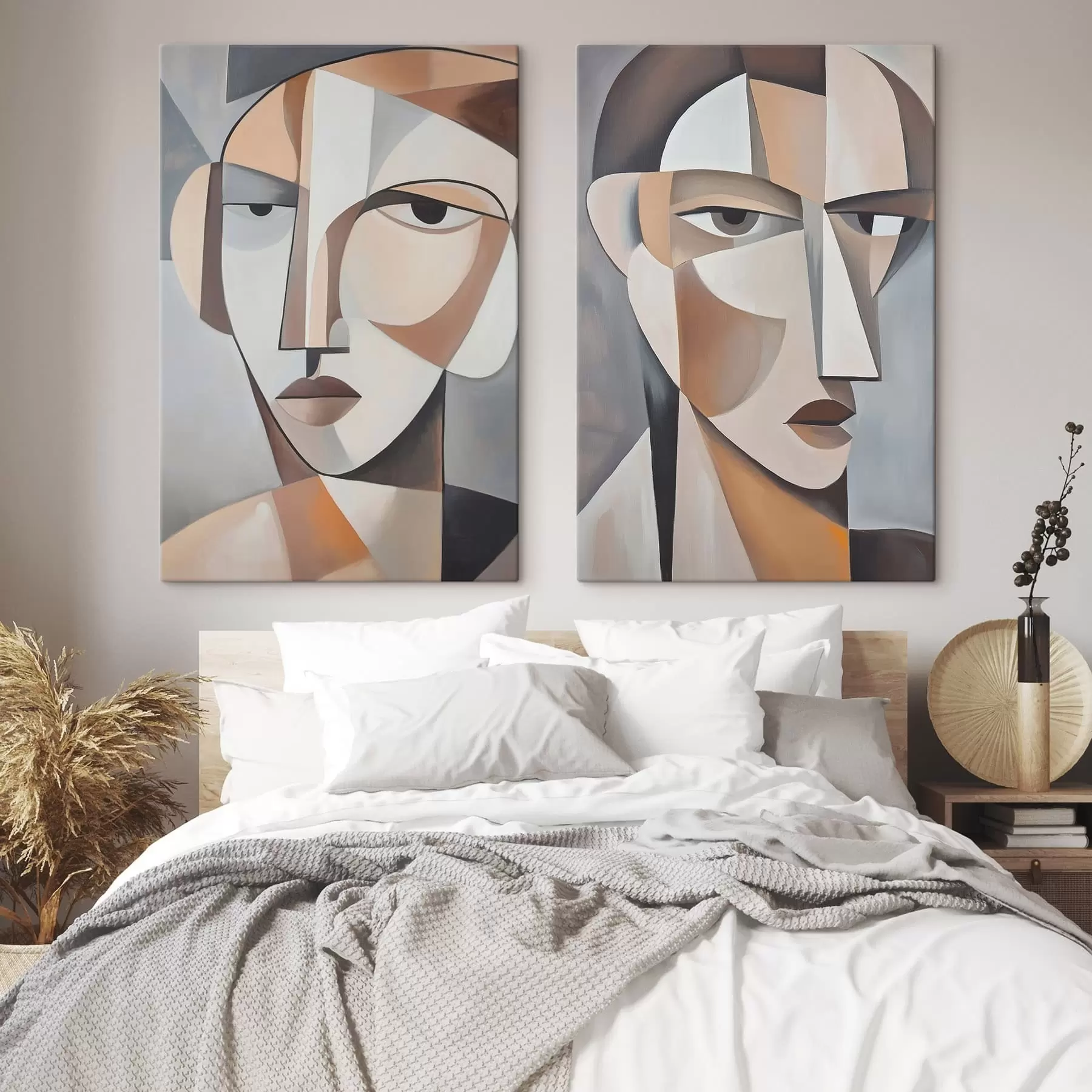 Obraz Moderní kubistické portréty  Č. m30065