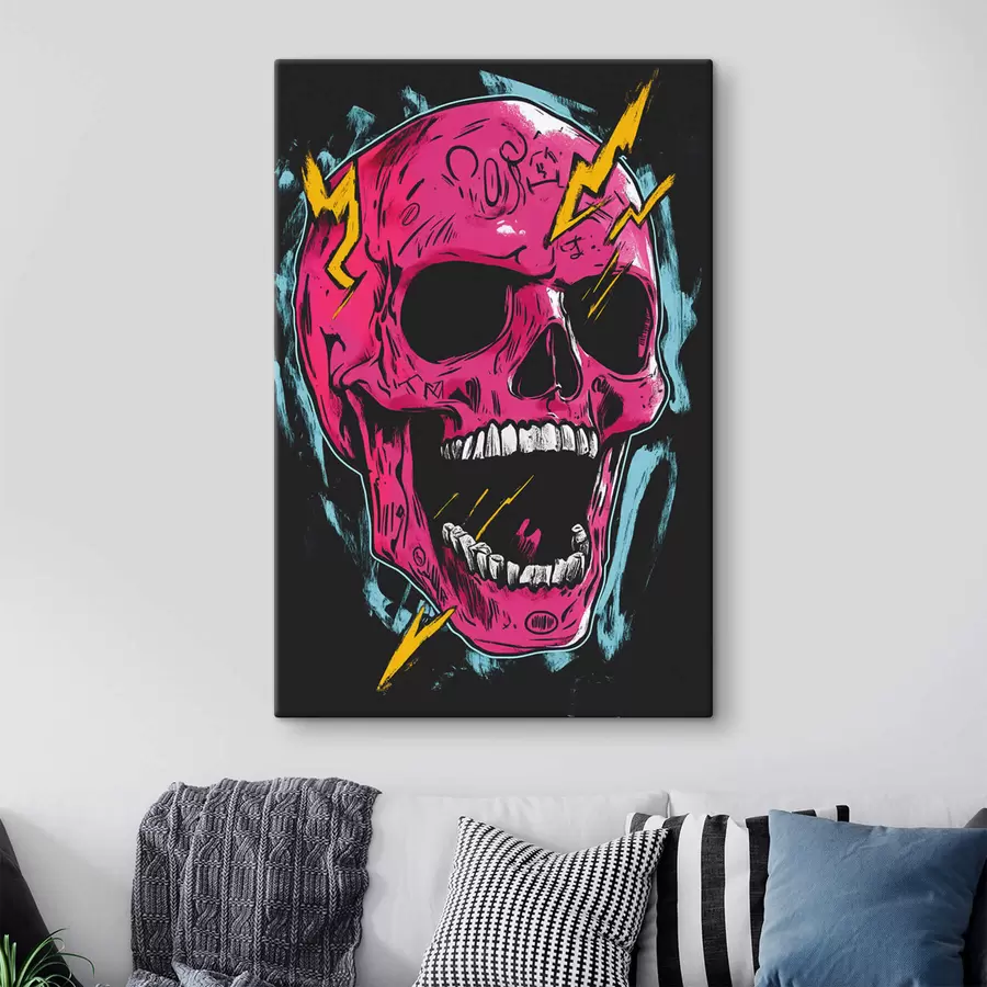 Obraz Abstraktní lebka Č. s47780