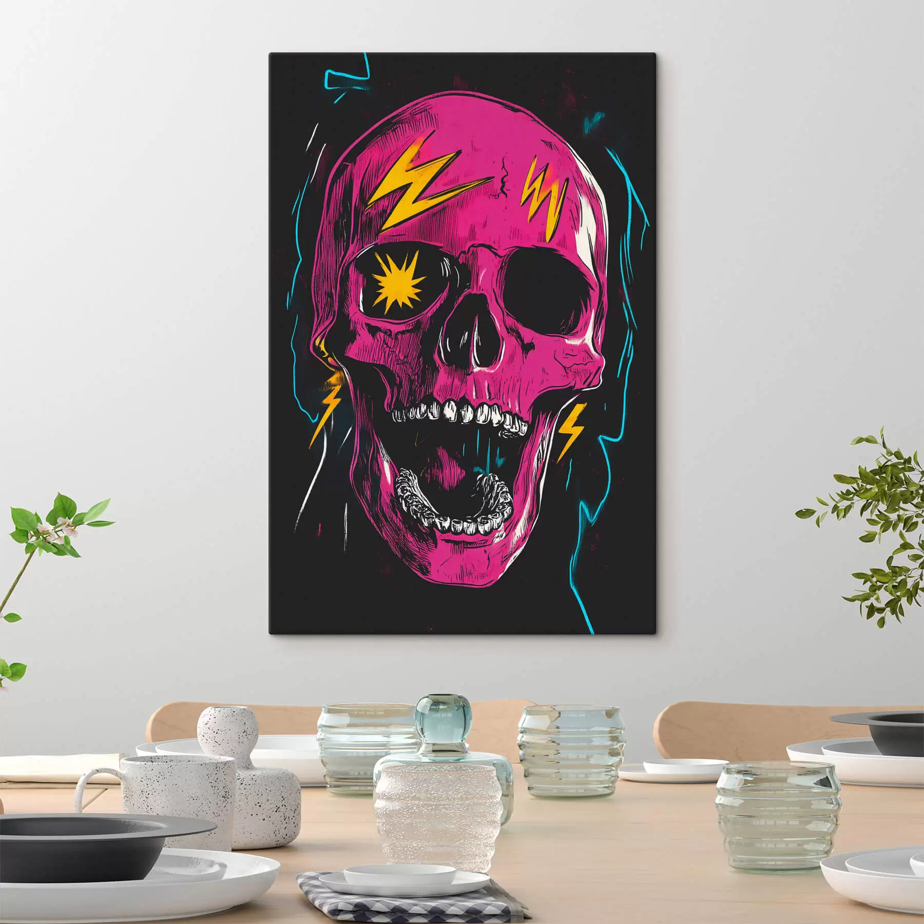 Obraz Abstraktní lebka Č. s47781