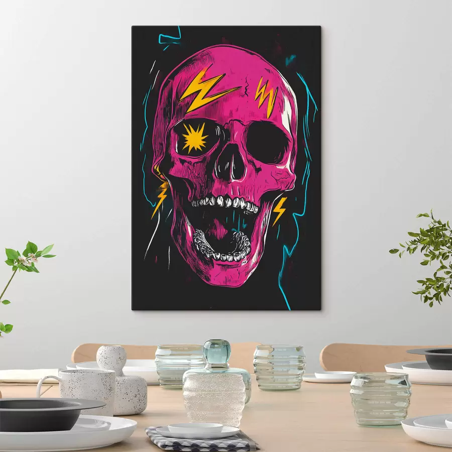 Obraz Abstraktní lebka Č. s47781