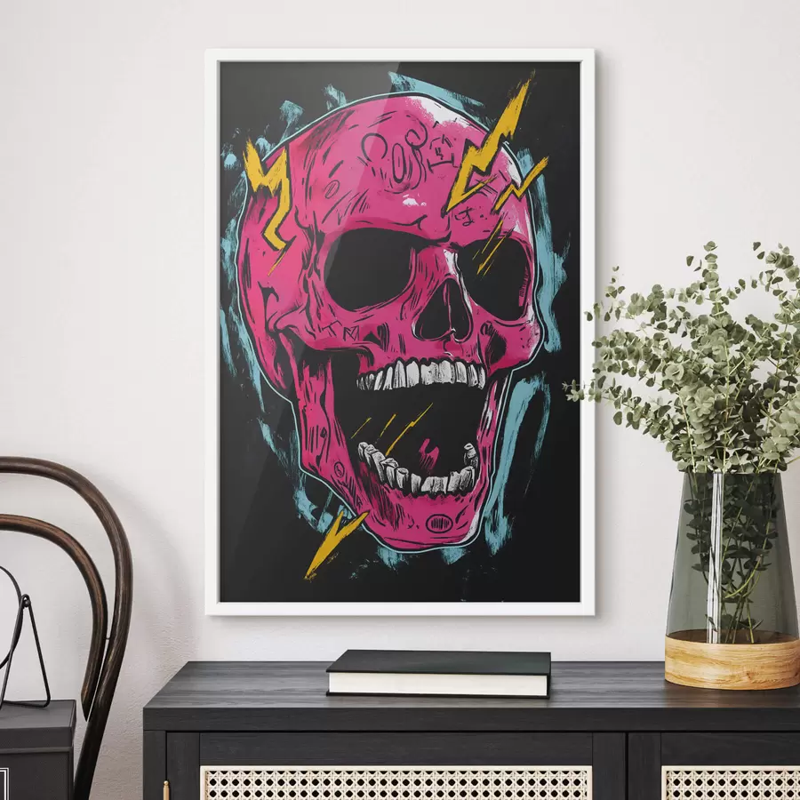 Fototapet Abstraktní lebka f47780