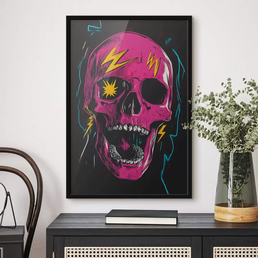 Fototapet Abstraktní lebka f47781