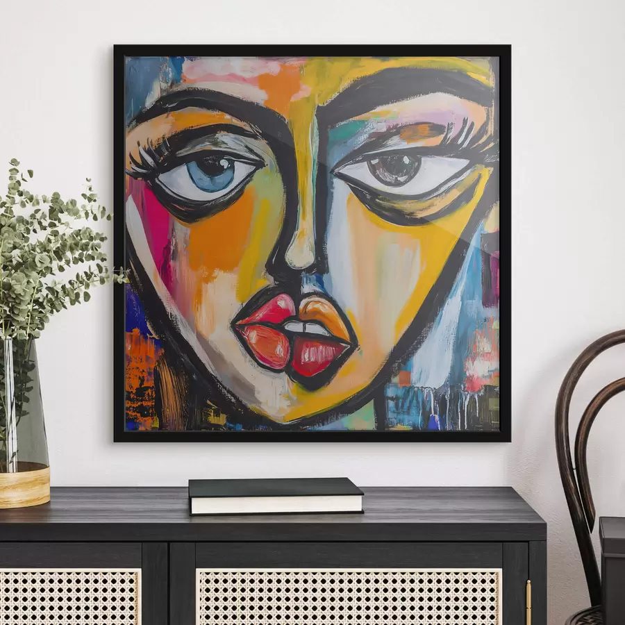 Fototapet Abstraktní portrét f47784