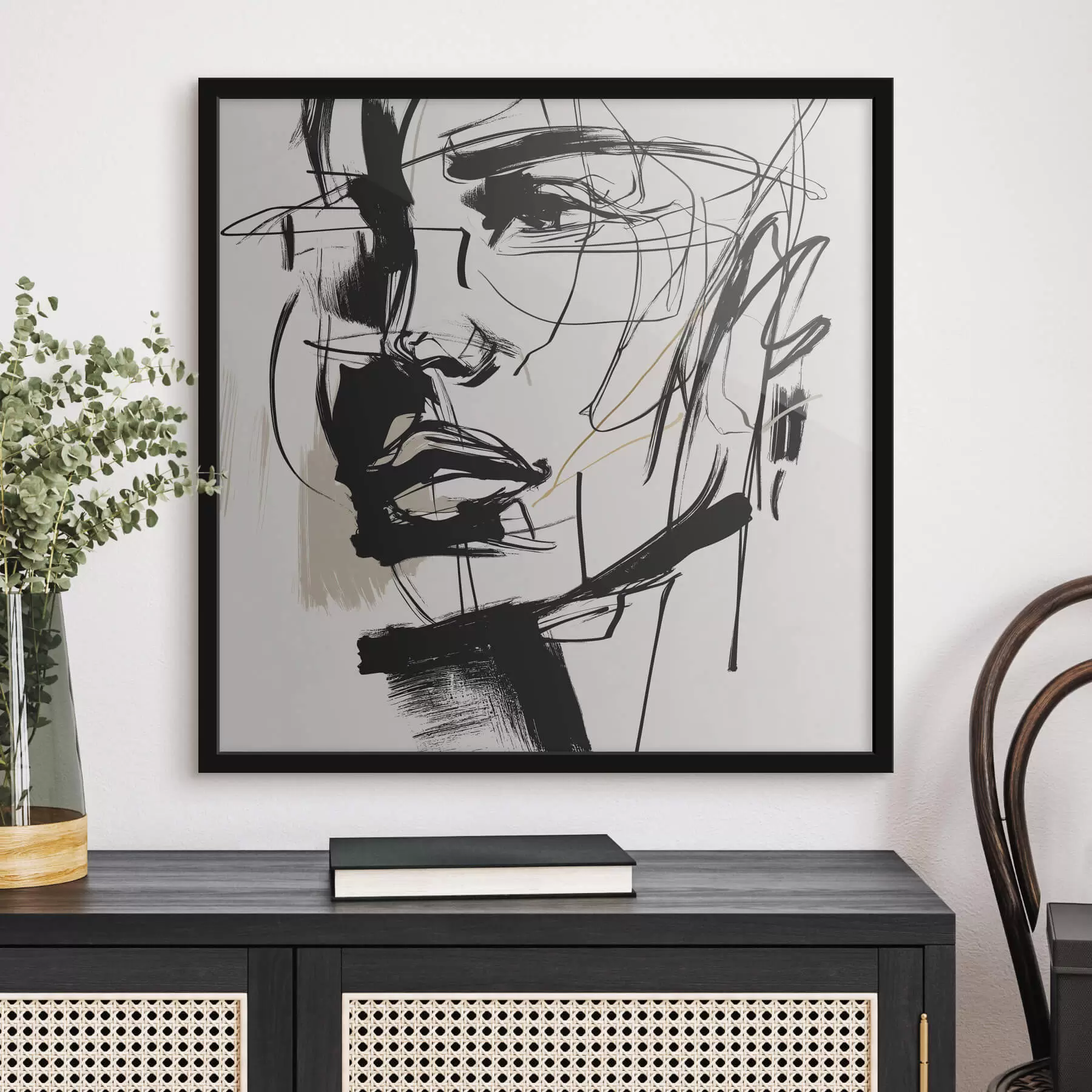 Fototapet Minimalistické portréty muže f48015