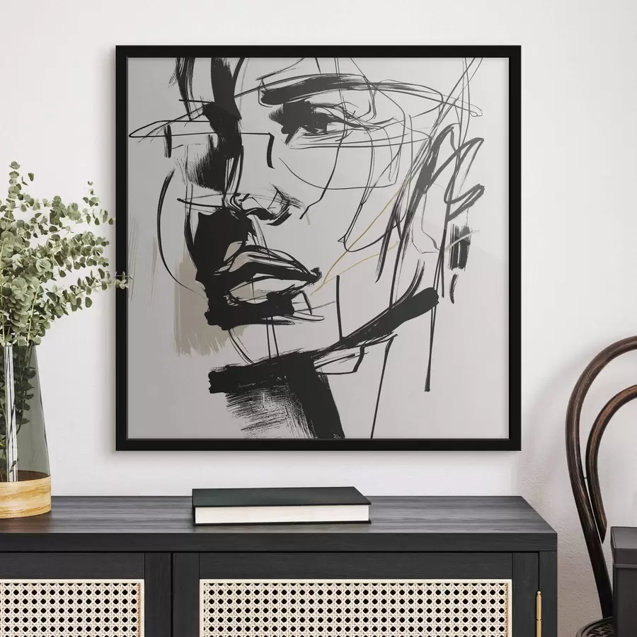 Fototapet Minimalistické portréty muže f48015