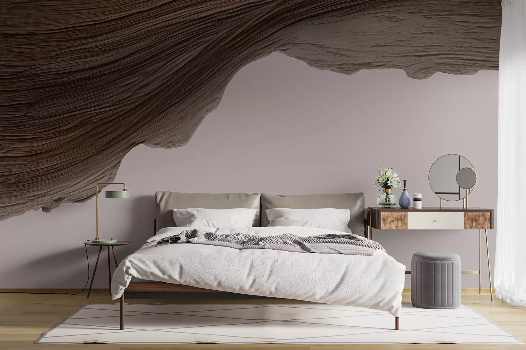 Fototapet Dřevěný reliéf w05273