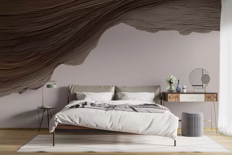 Fototapet Dřevěný reliéf w05273