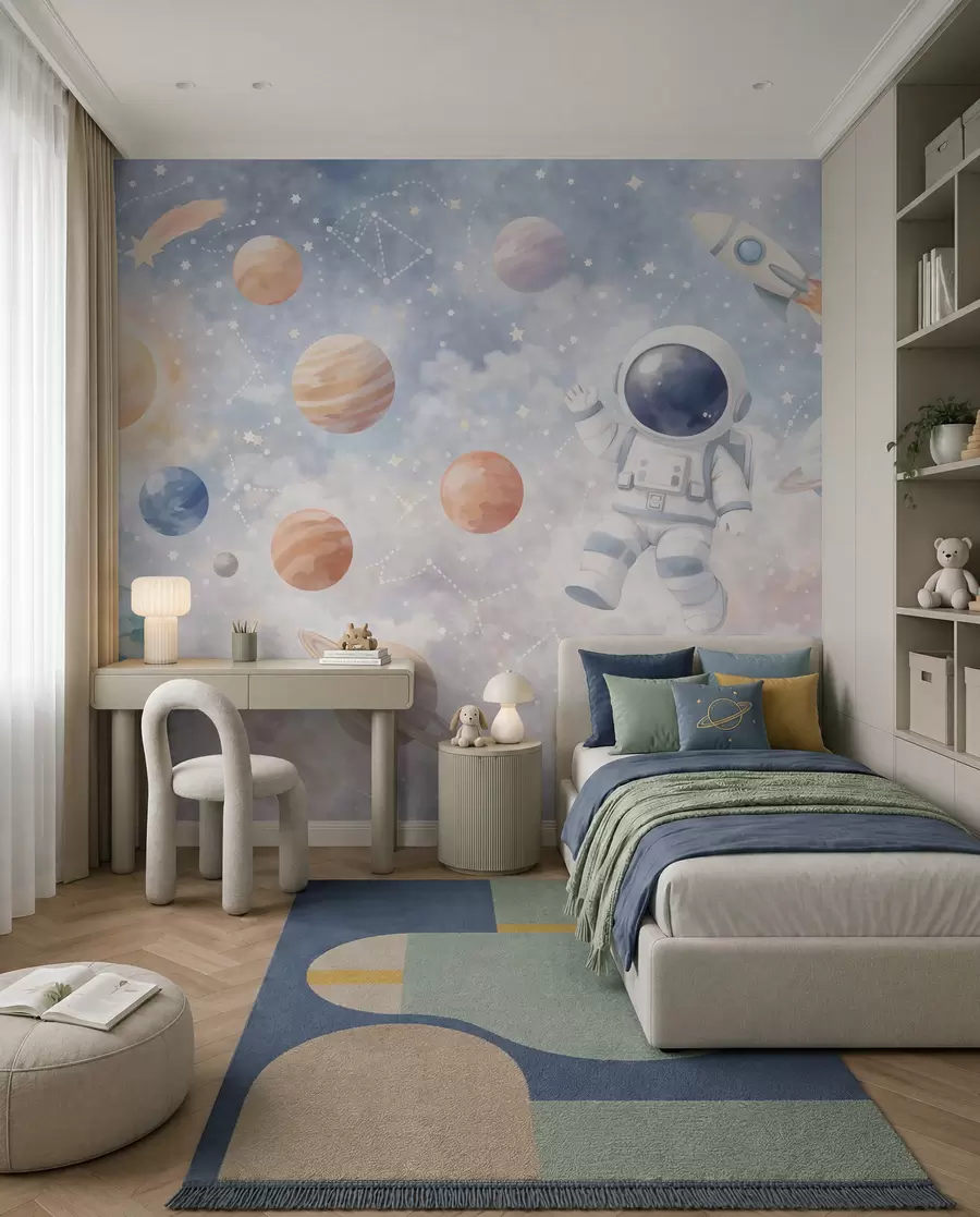Fototapet Cesta malého astronauta w05233