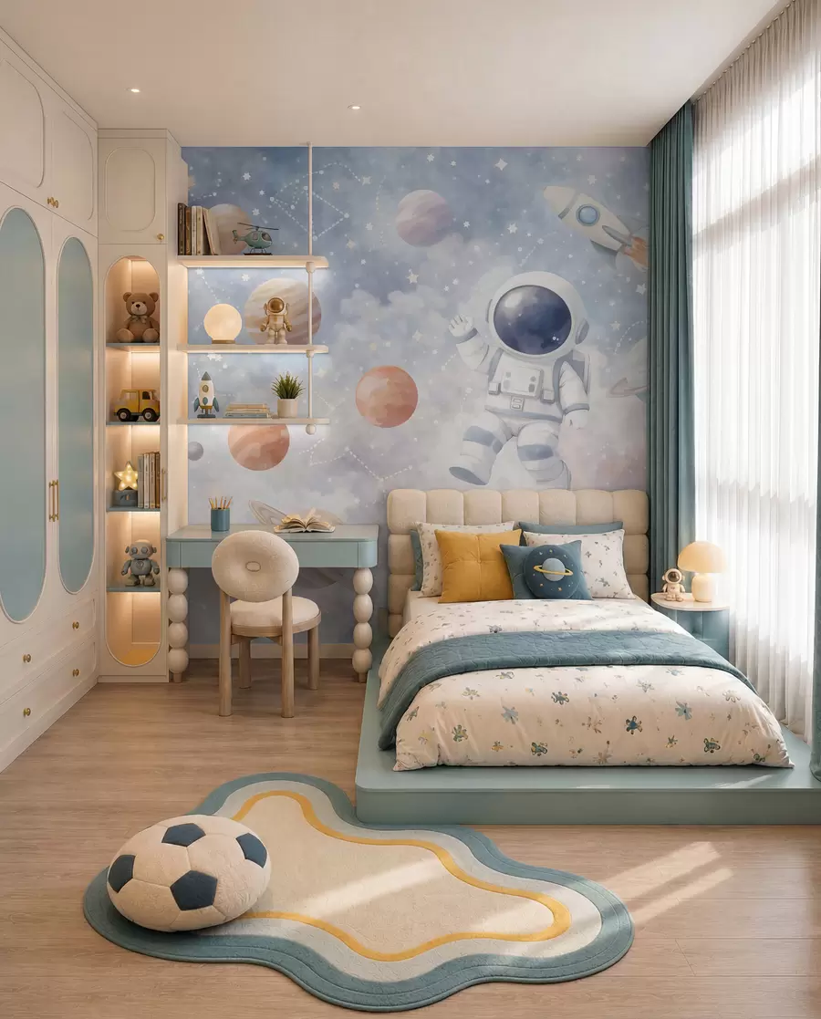 Fototapet Cesta malého astronauta w05233