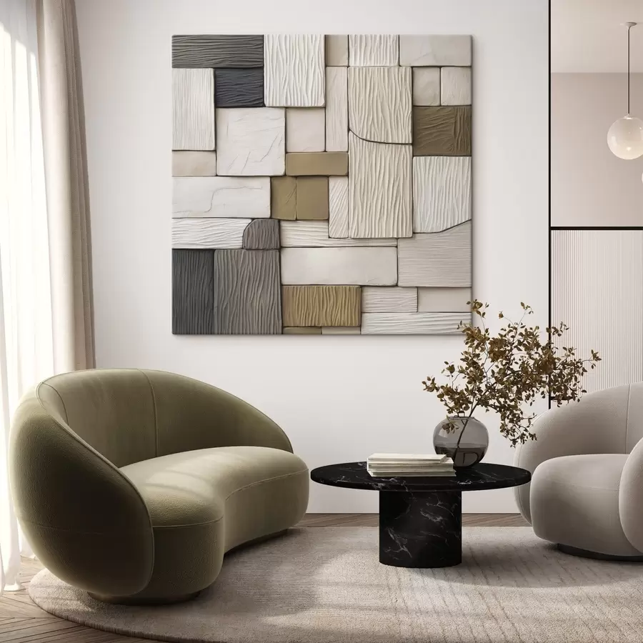 Obraz Abstraktní kompozice Č. s48165