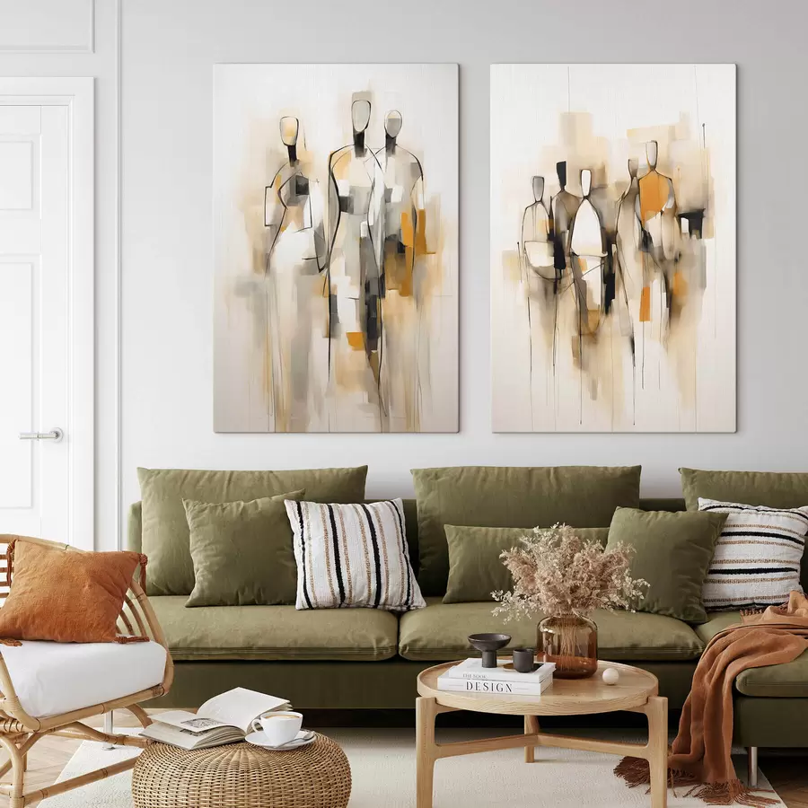 Obraz Abstraktní siluety Č. m30125