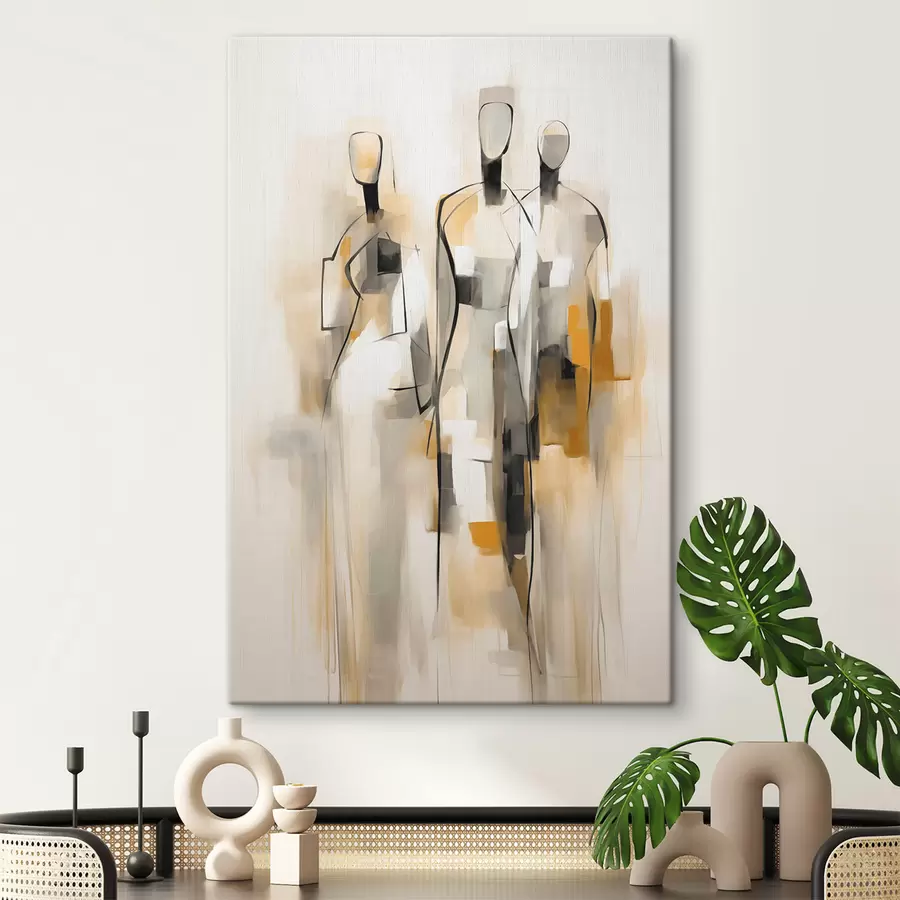 Obraz Abstraktní siluety Č. s48173