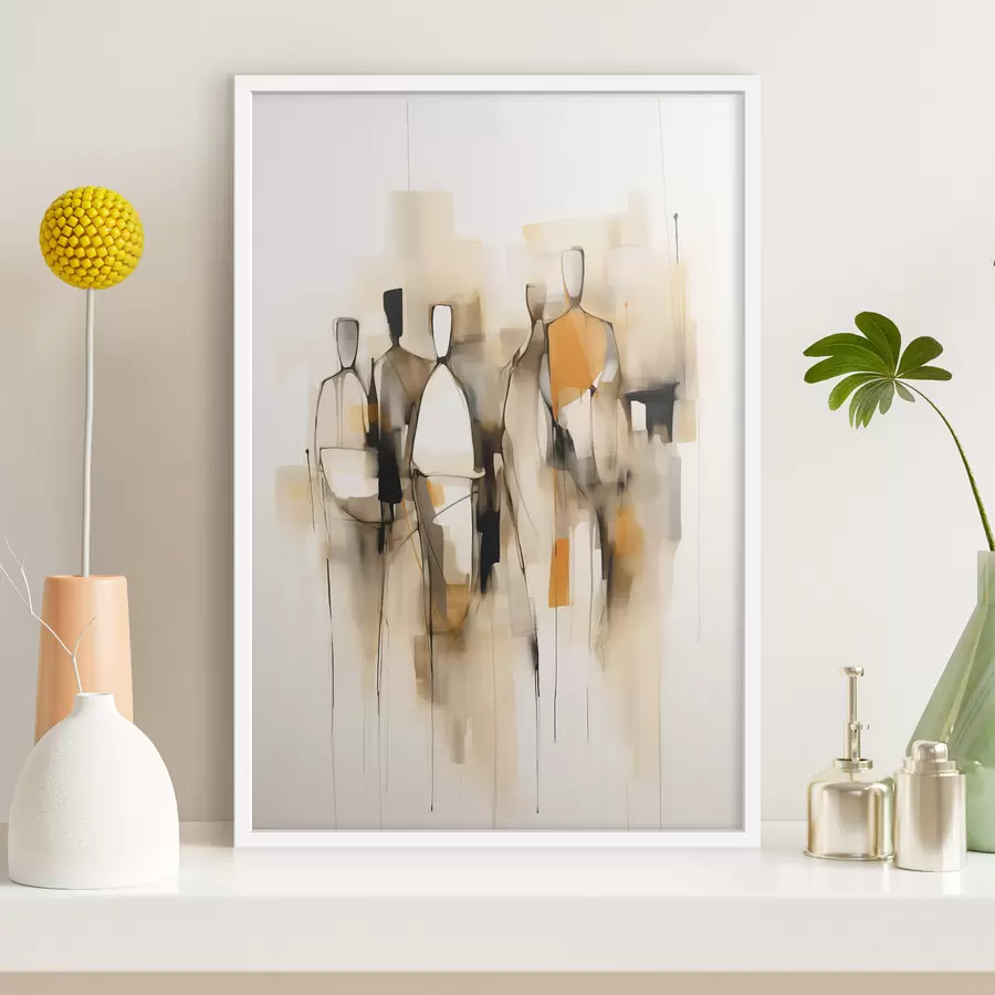 Fototapet Abstraktní siluety f48019