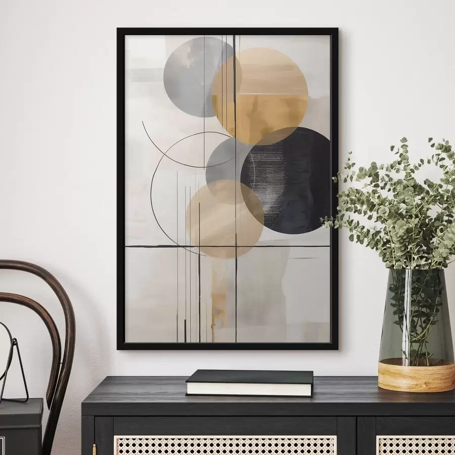 Fototapet Abstrakt s kruhy f48172