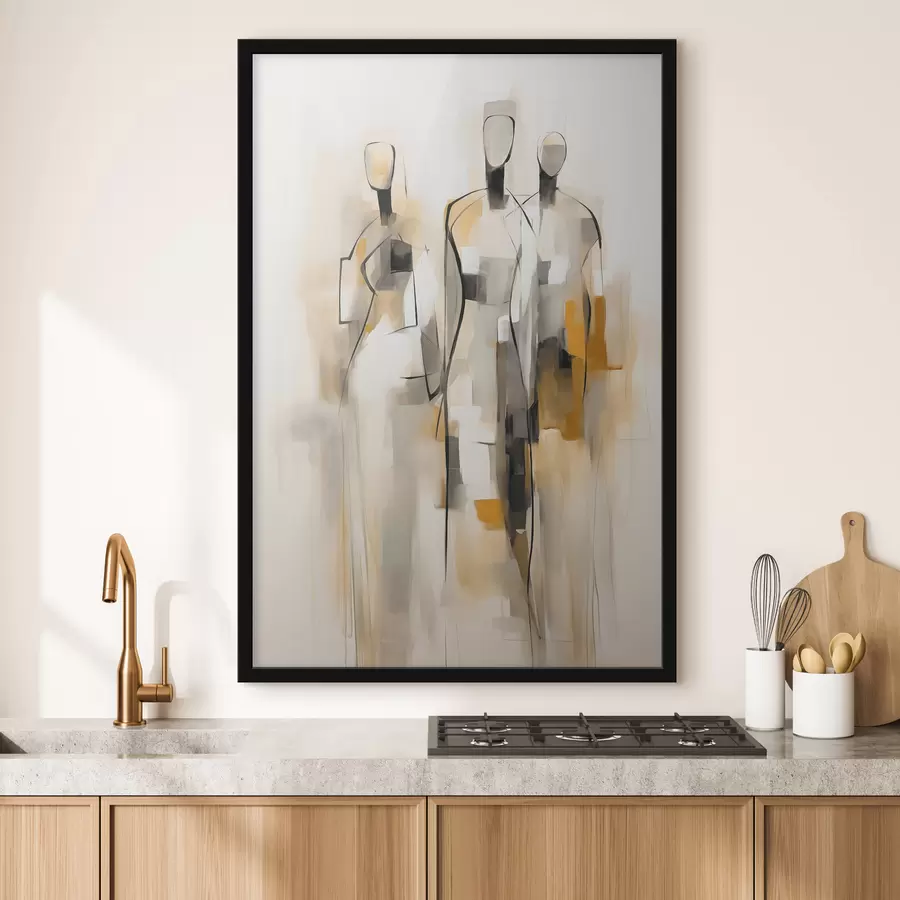 Fototapet Abstraktní siluety f48173