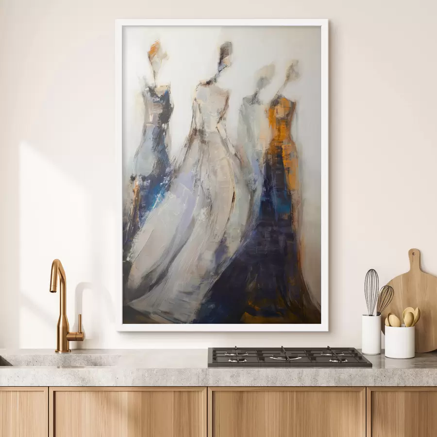 Fototapet Elegantní abstraktní ženské siluety f48180