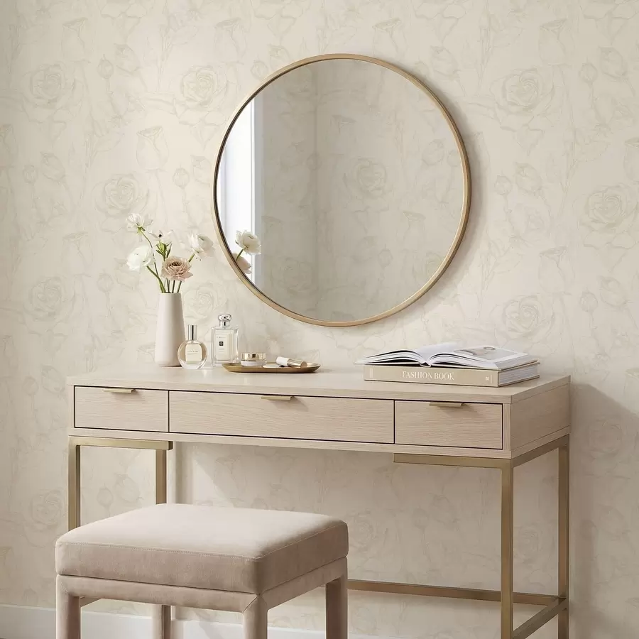 Fototapet Světlý růžový vzor na béžovém pozadí a01124