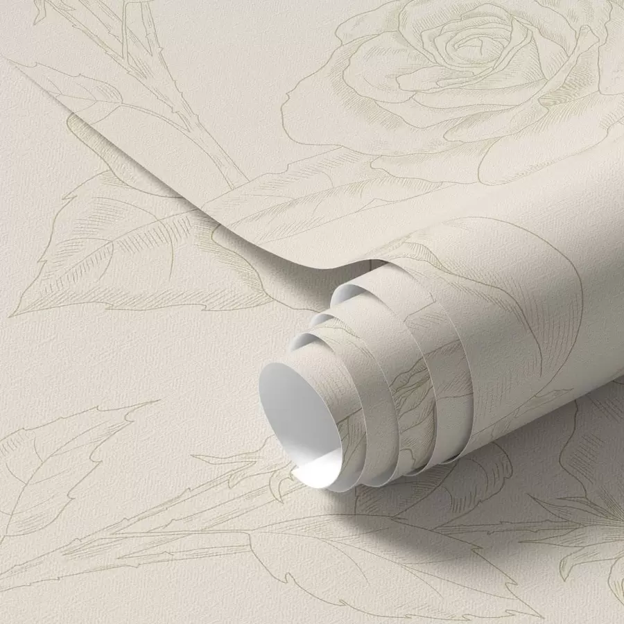 Fototapet Světlý růžový vzor na béžovém pozadí a01124