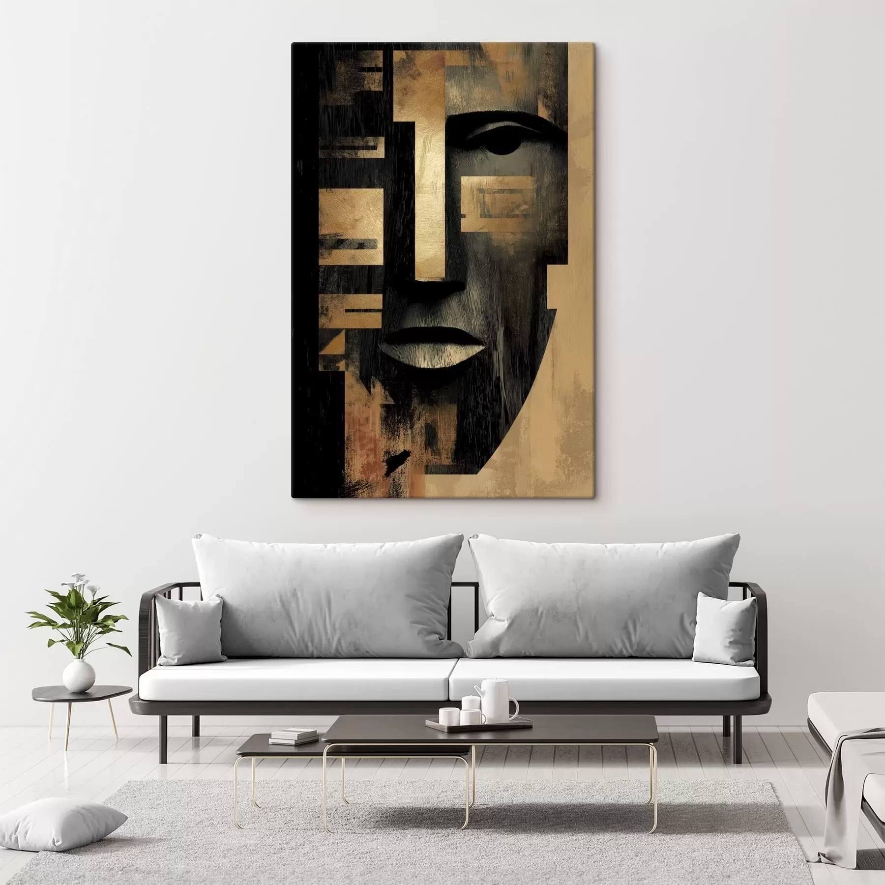 Obraz Abstraktní tvář Č. s48249