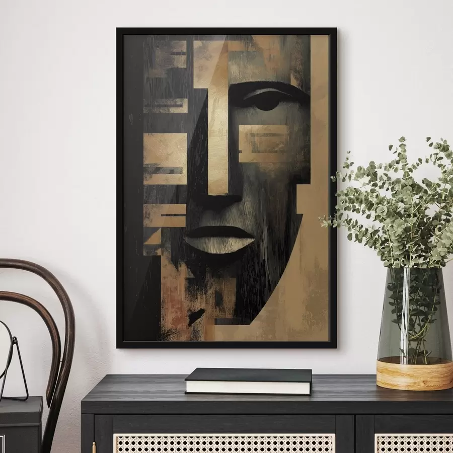 Fototapet Abstraktní tvář f48249