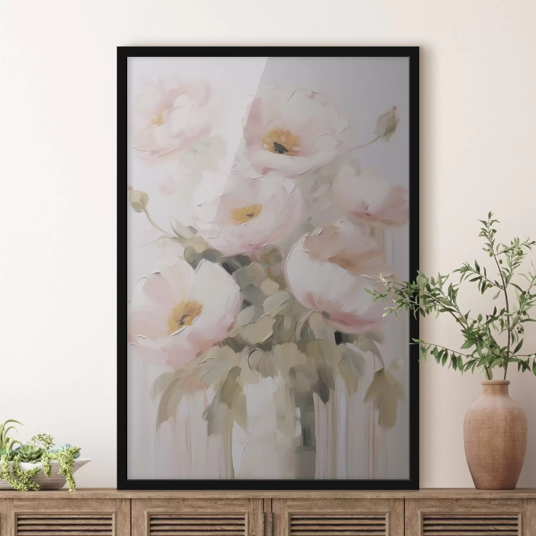 Fototapet Abstraktní květiny ve váze f48264