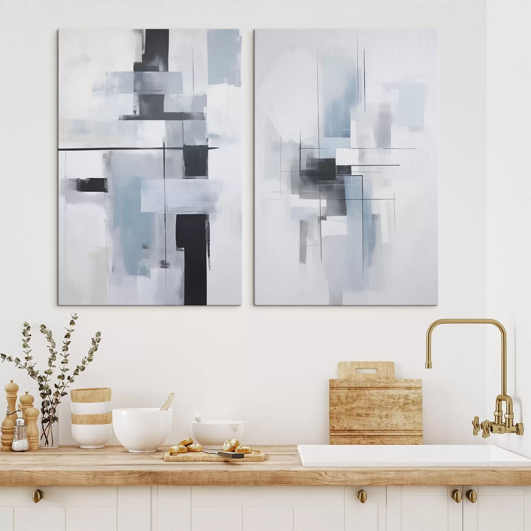 Fototapet Moderní abstrakce napodobující malbu m30165