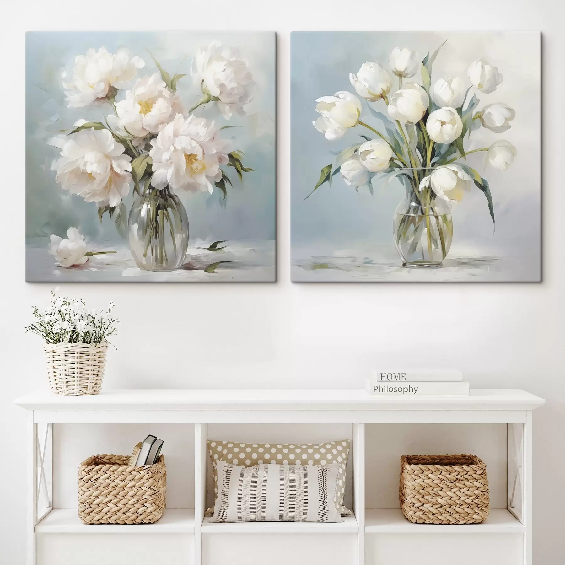 Obraz Kytice květin ve váze, imitace malby Č. m30167