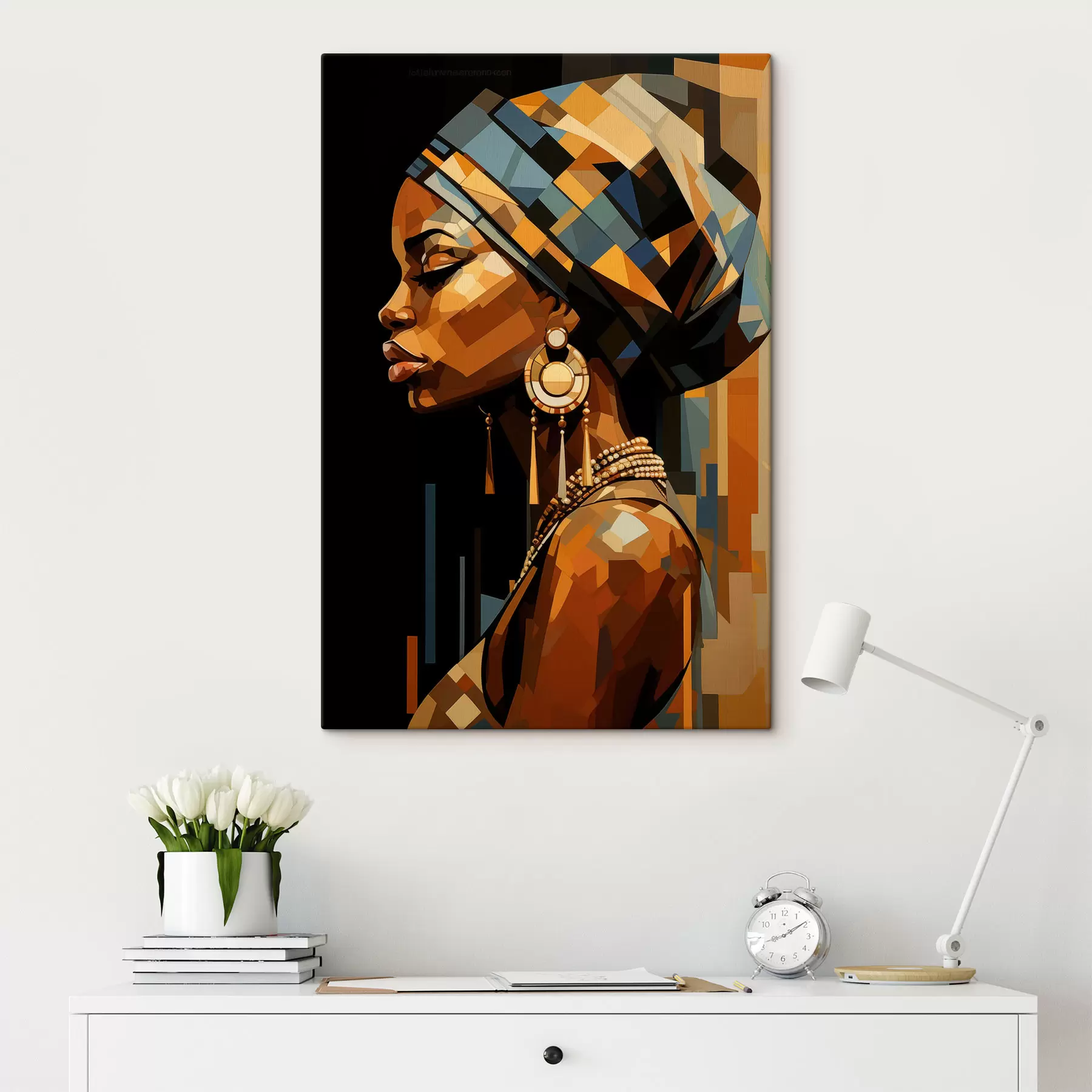 Obraz Abstraktní portrét ženy Č. s48299