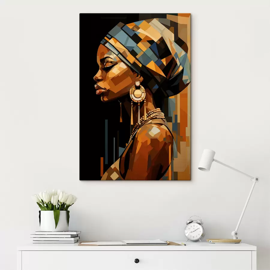 Obraz Abstraktní portrét ženy Č. s48299