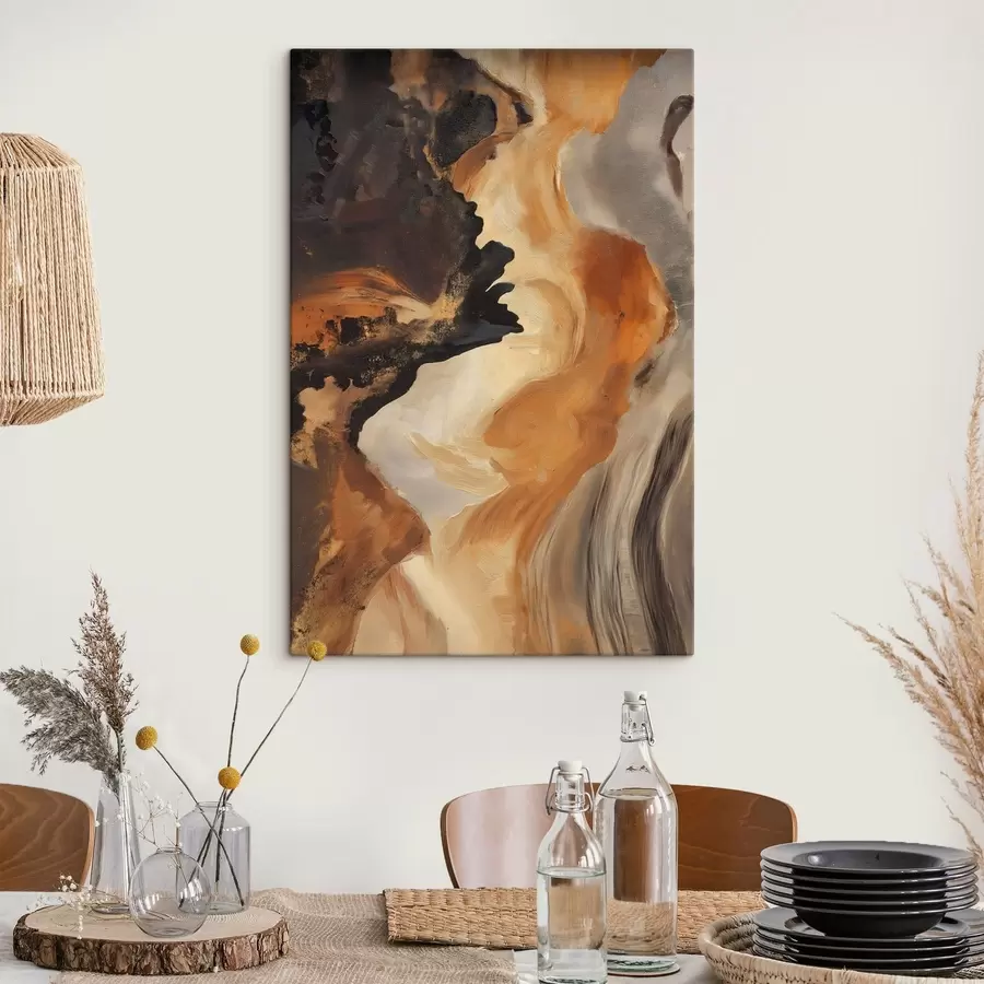 Obraz Abstraktní tahy štětcem Č. s48302