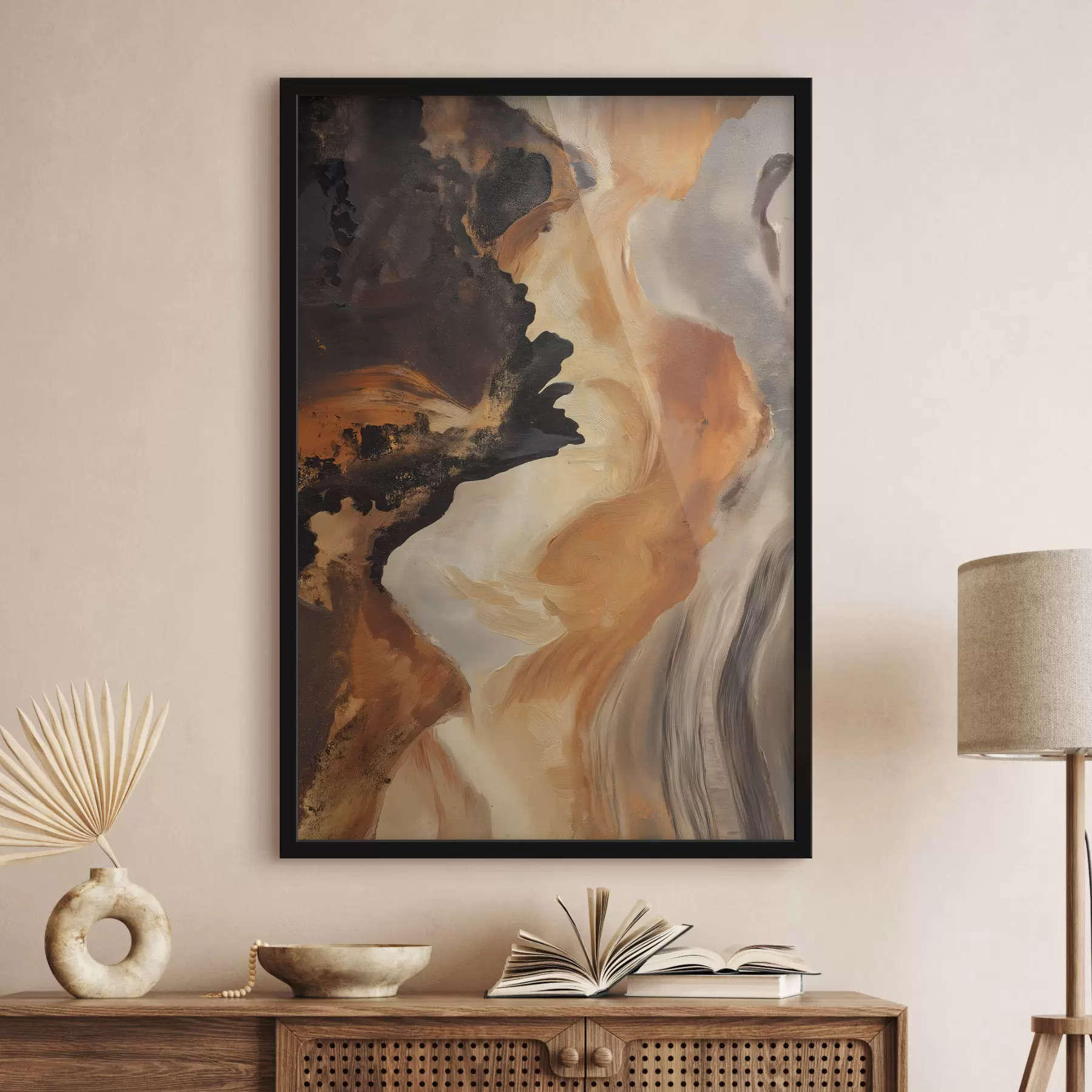 Fototapet Abstraktní tahy štětcem f48302