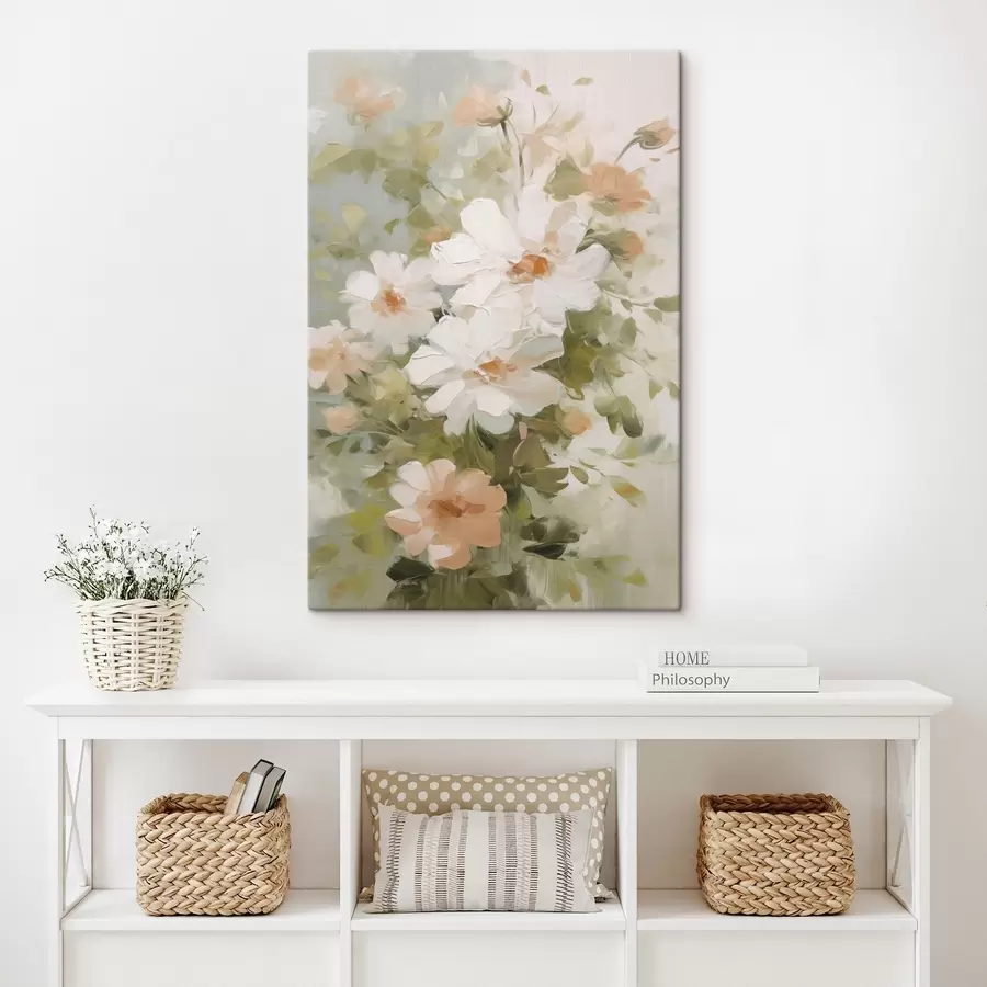 Obraz Jemné květiny imitace malby Č. s48323