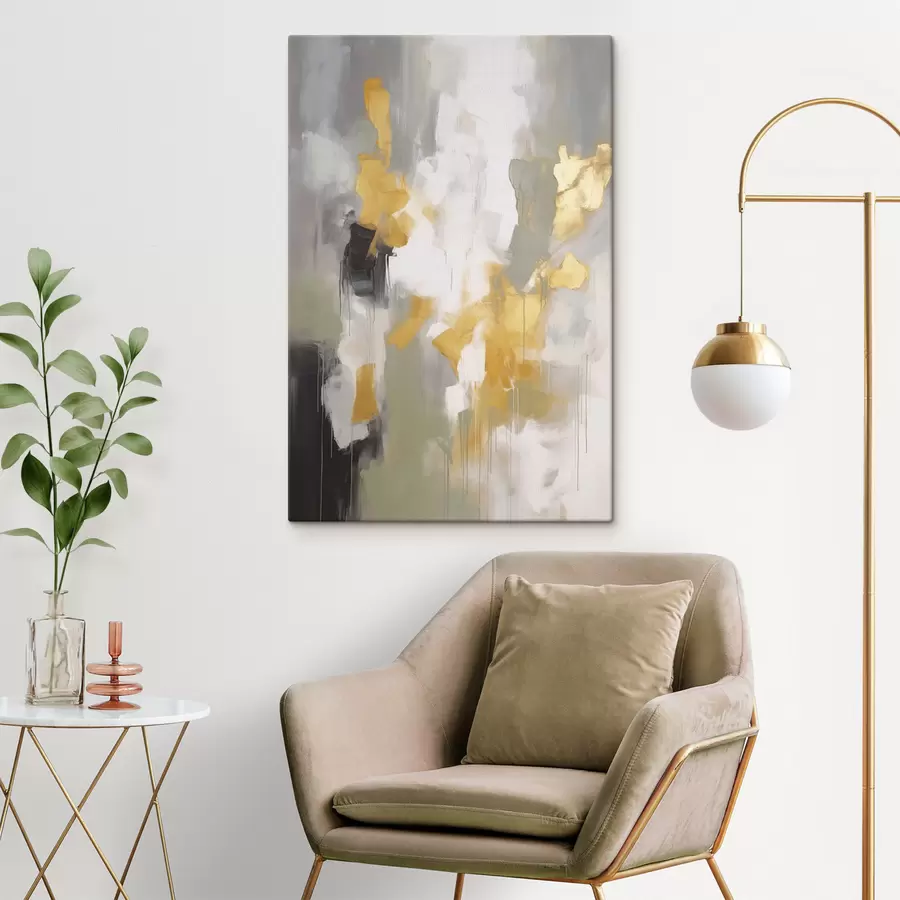 Obraz Moderní abstraktní umění napodobující malbu Č. s48325