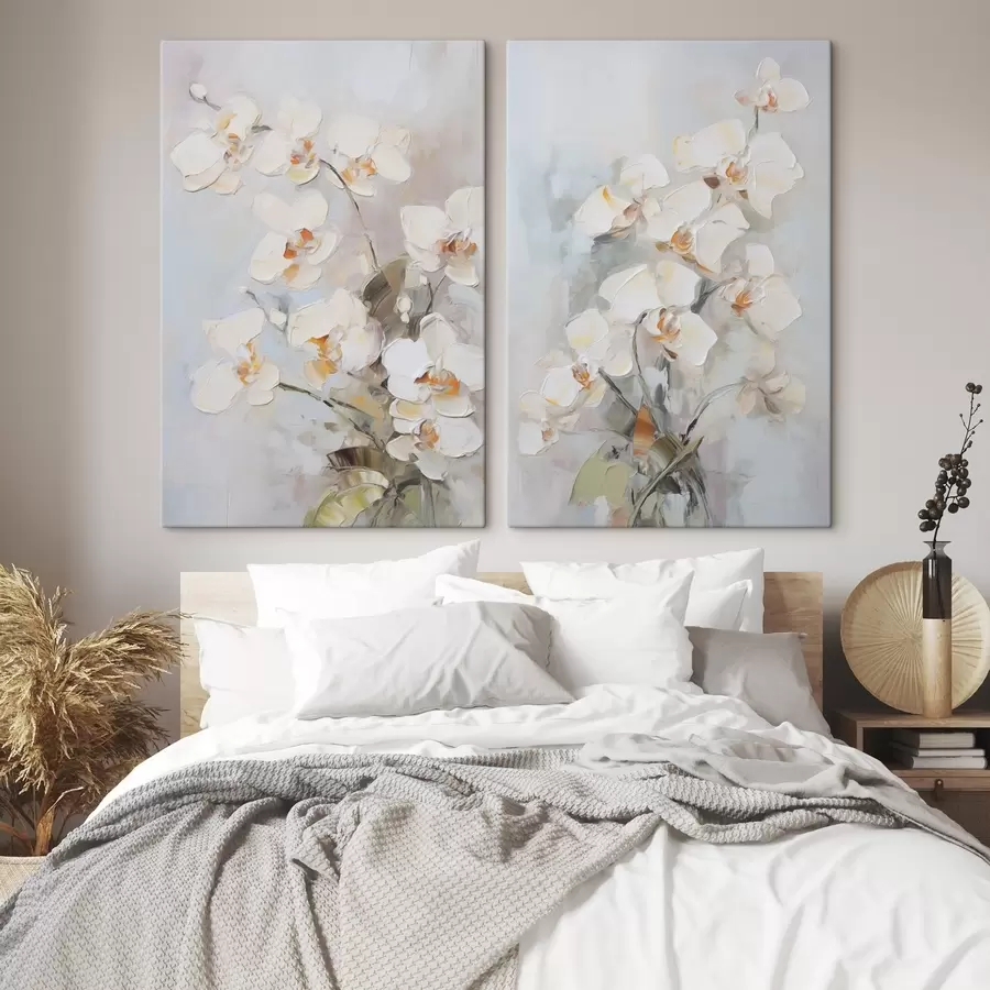 Fototapet Imitace malby orchidejí m30187