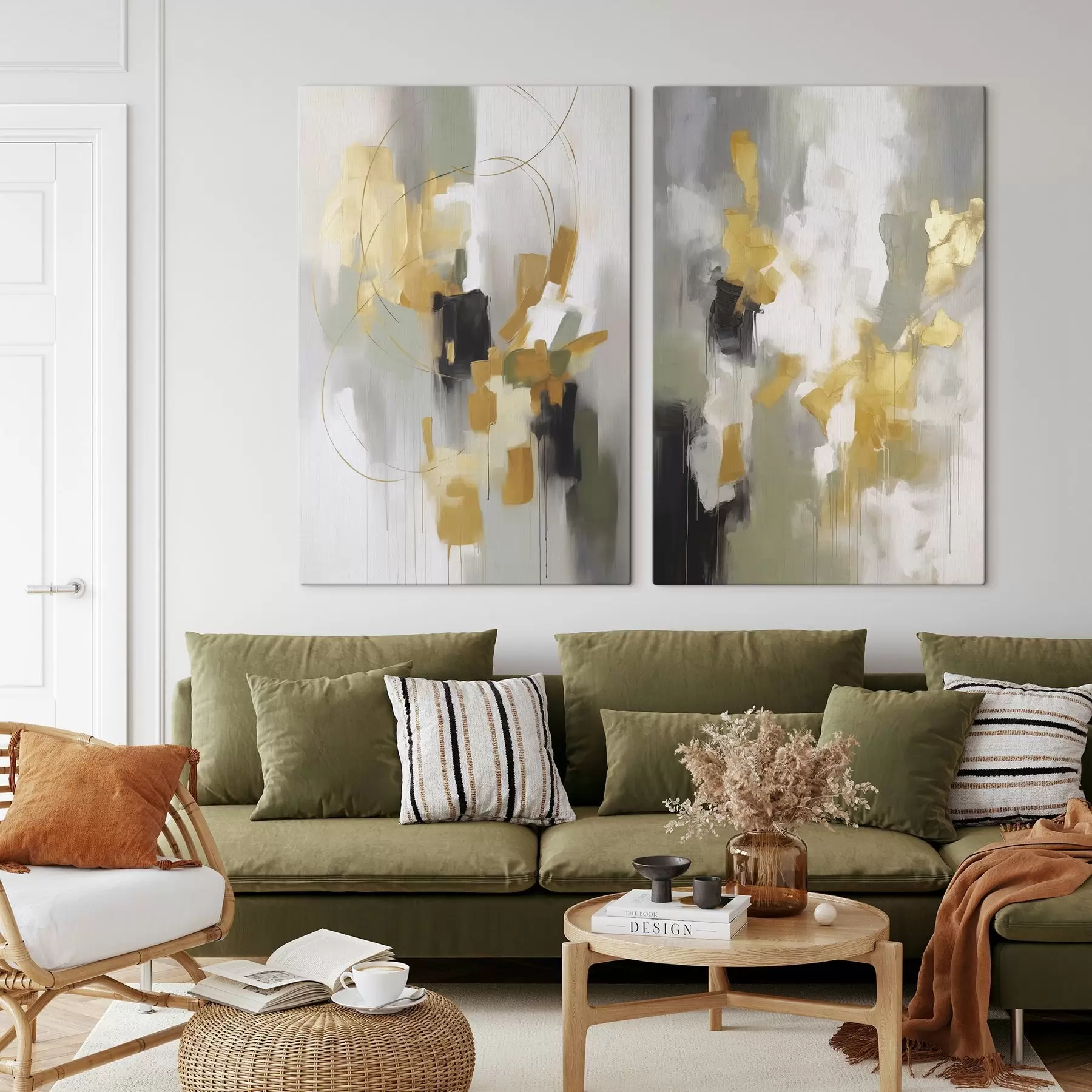 Obraz Abstrakce napodobující malbu Č. m30189