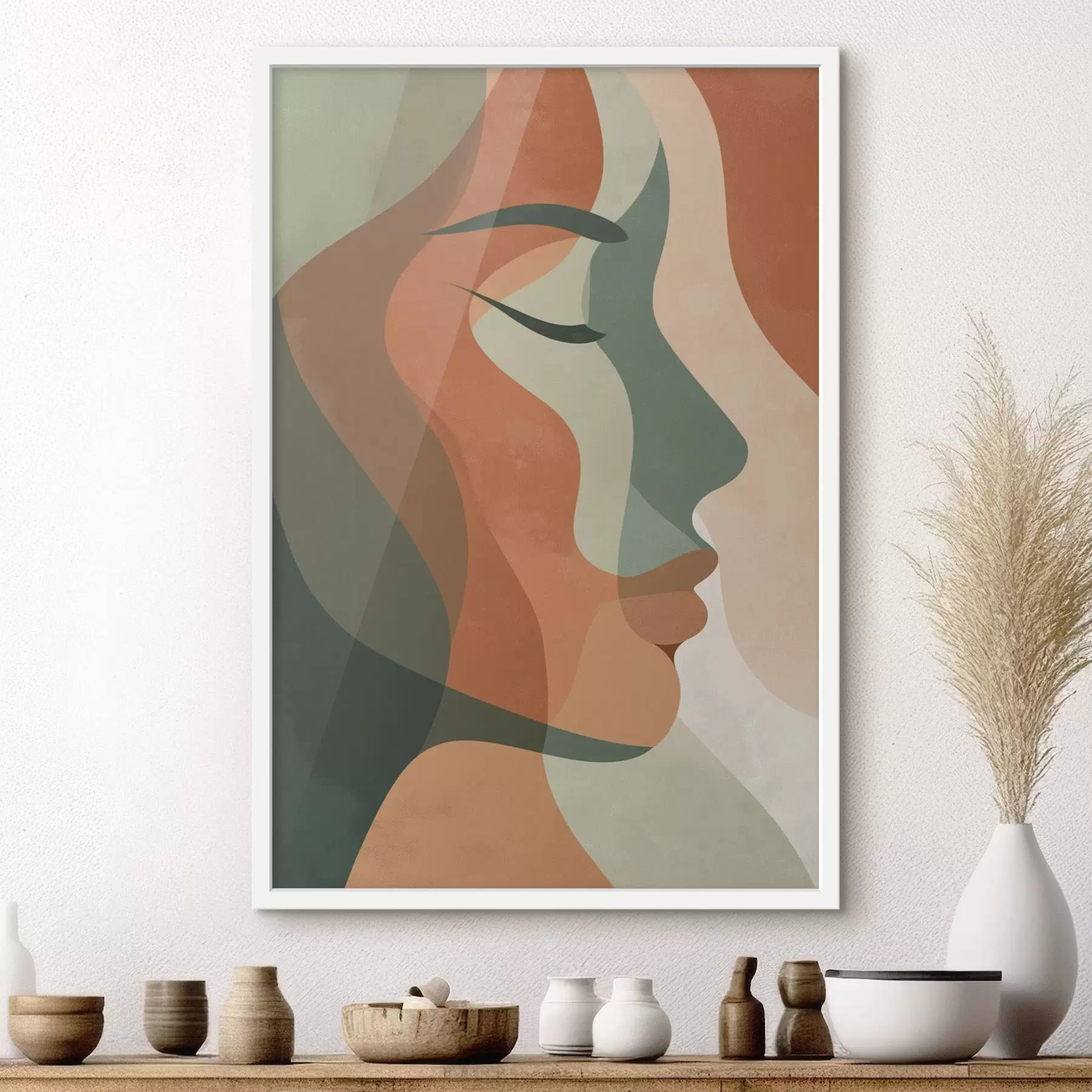 Fototapet Abstraktní portrét f48367