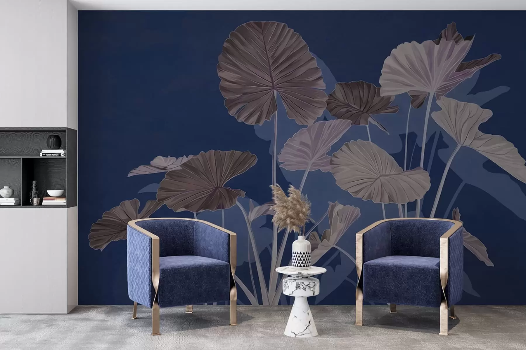 Fototapet Zahrada malovaných lotosů w05364