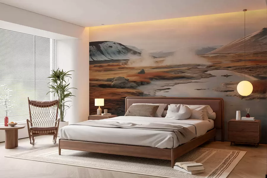 Fototapet Říční údolí w05365