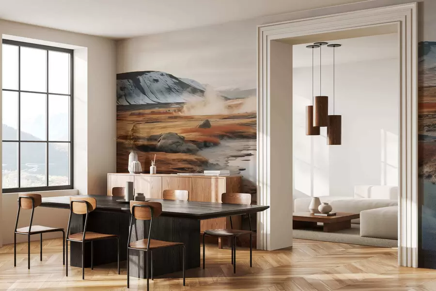 Fototapet Říční údolí w05365