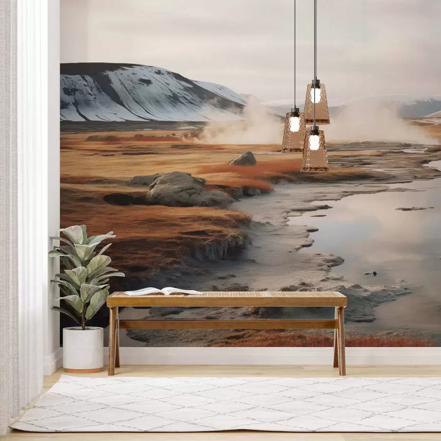 Fototapet Říční údolí w05365