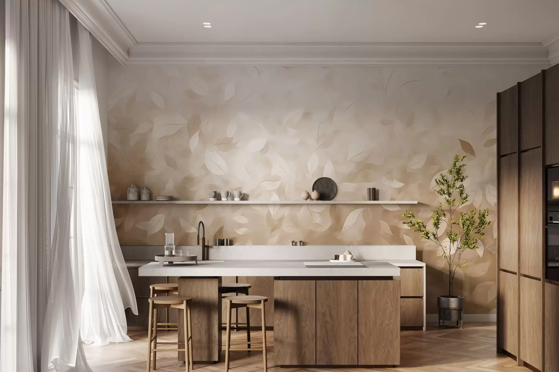 Fototapet Šepot listí w05277