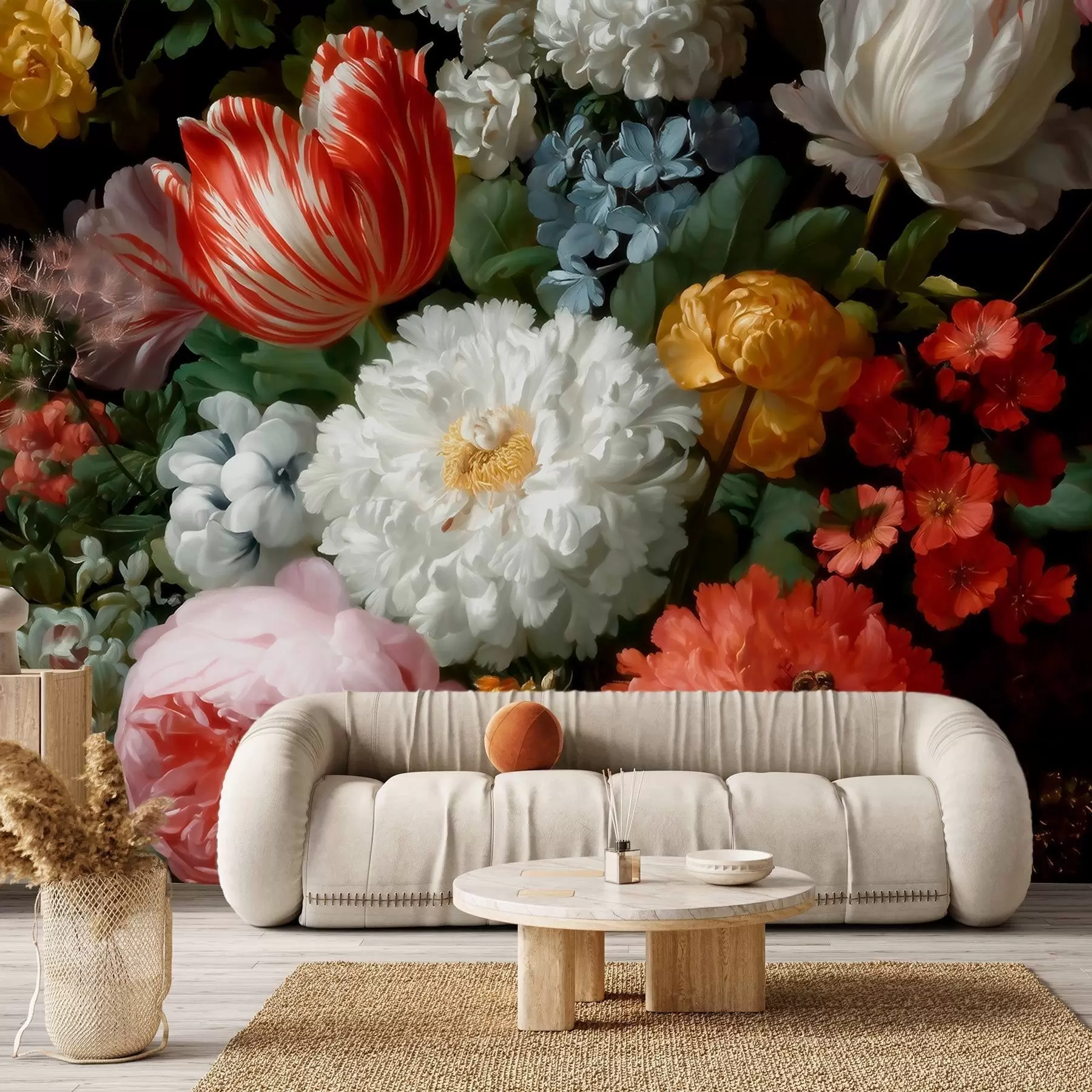 Fototapet Luxusní květinová kompozice jarní zahrady w09676