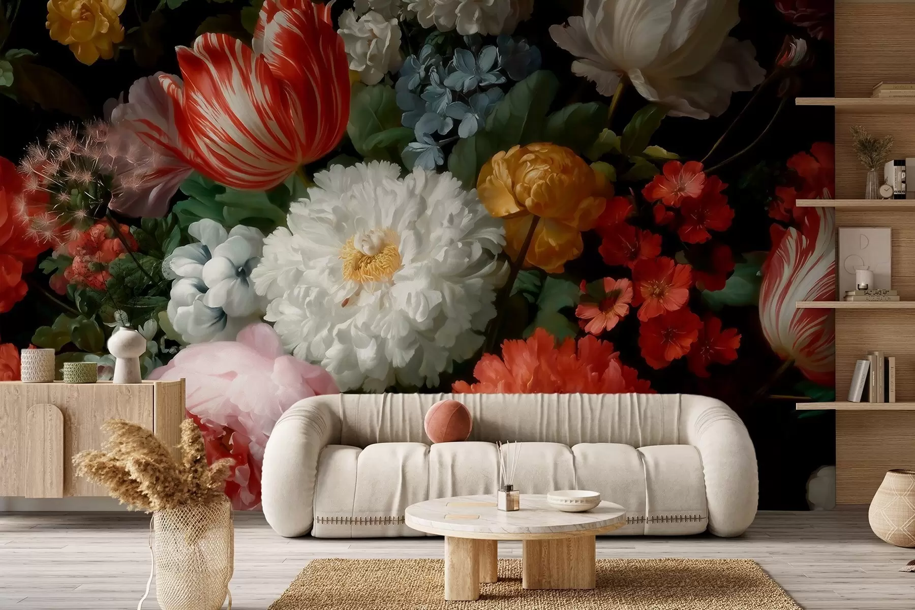 Fototapet Luxusní květinová kompozice jarní zahrady w09676