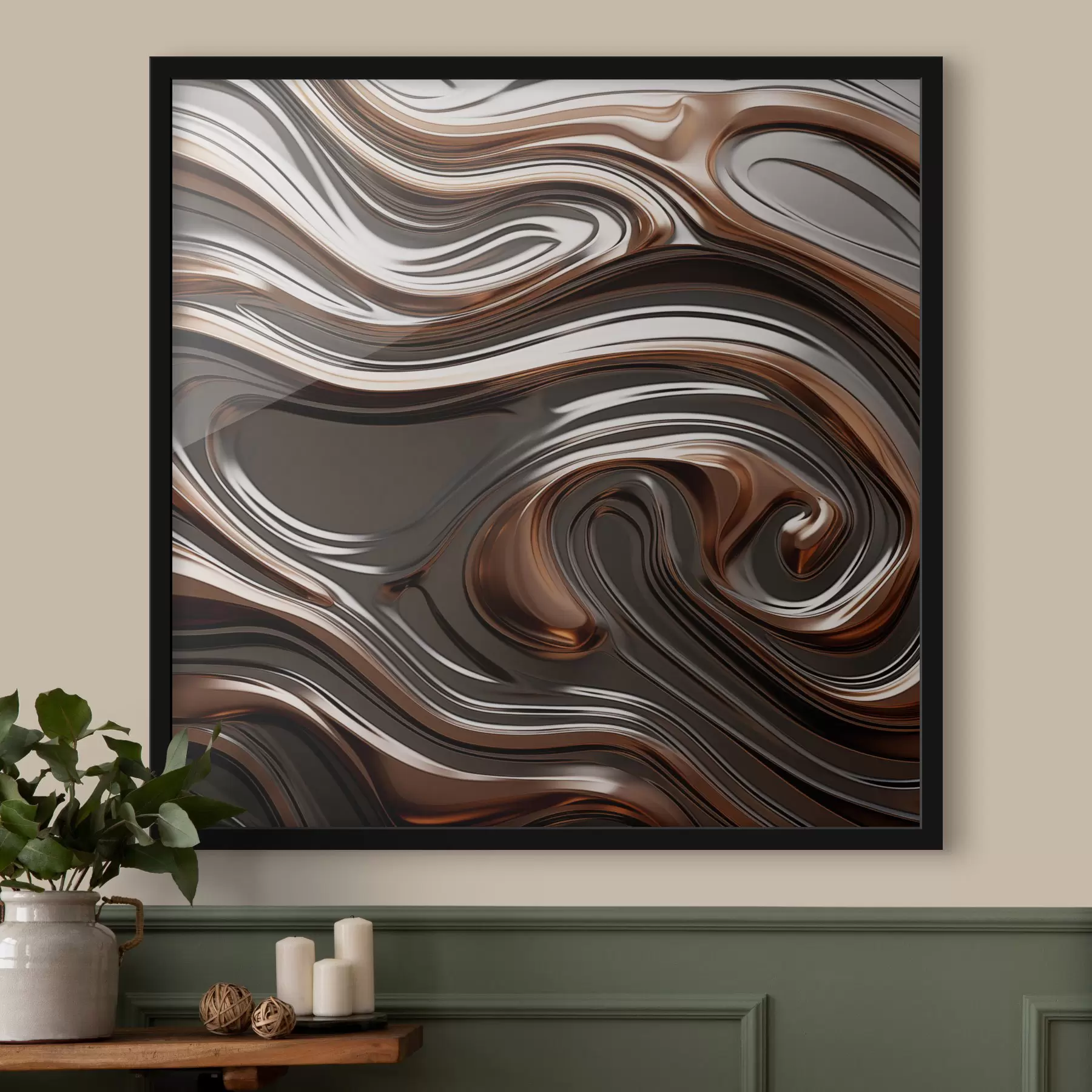 Fototapet Abstraktní umění s vířivými vzory f48399