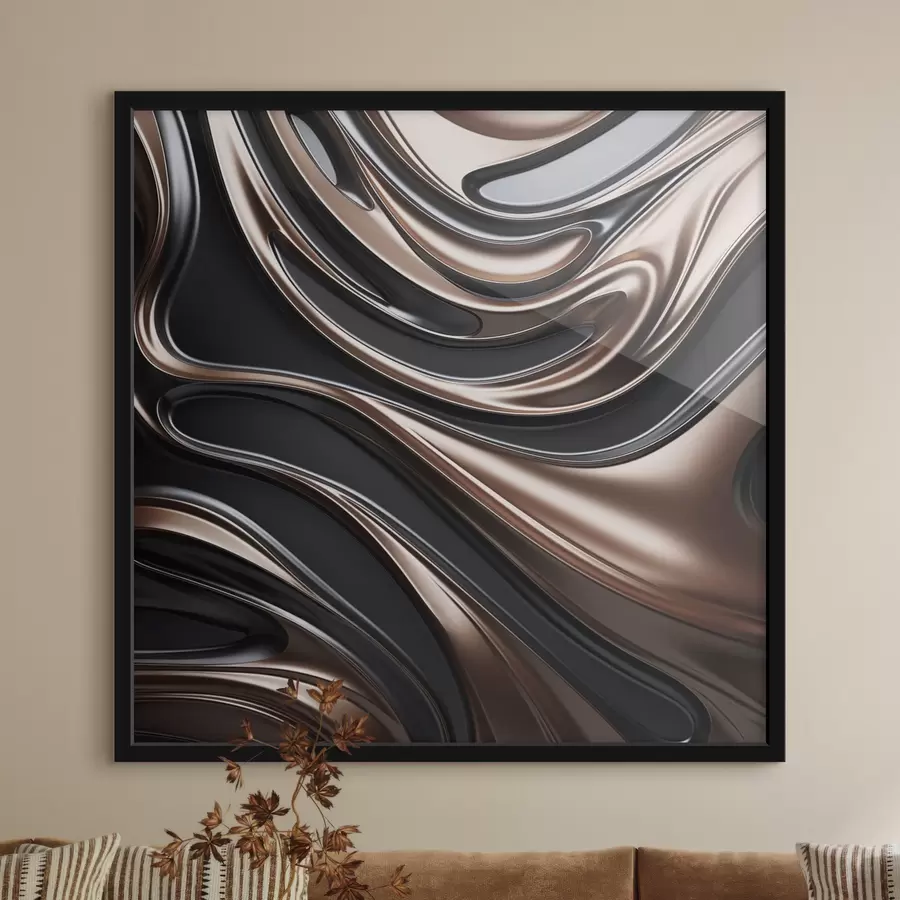 Fototapet Abstraktní umění s vířivými vzory f48400