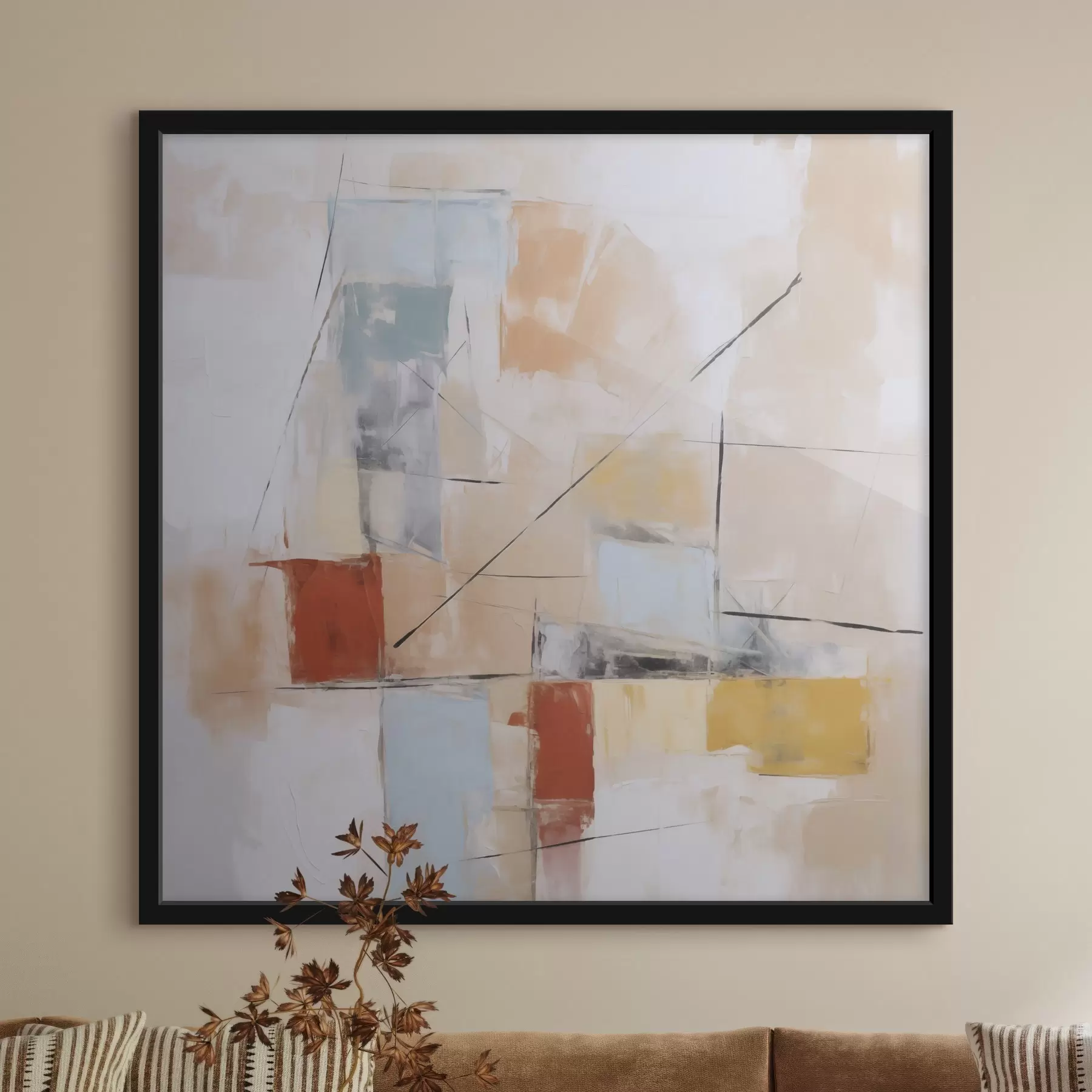 Fototapet Chaotická abstraktní imitace opotřebovaného obrazu f48418